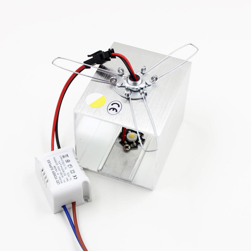 Lampada da parete a LED 3W AC85-265V Decorazione per interni Lampada da parete Applique Portico Alluminio incorporato per camera da letto Soggiorno Corridoio