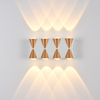 Lampada da parete brillante di lusso a LED per esterni impermeabile all'acqua Villa Hotel parete esterna balcone lampada da esterno cortile stipite lampada da parete a led