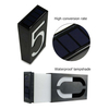 Luce solare digitale Numero civico Luce solare Lampade da parete per esterni solari Numero civico Targa per porta Luce solare digitale LED Numero di porta Indirizzo Cifre Montaggio a parete 